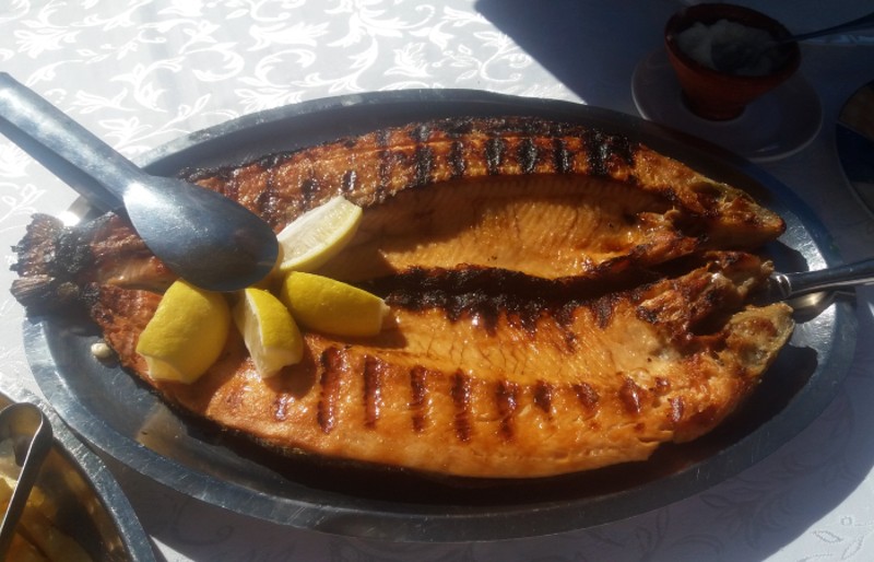 North Macedonian Food - Ohrid Trout